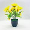Simulated Sunflower Artificial Artificial Flower Potted Interior Decoration