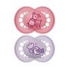 MAM Lollipops Original Nature Pacifier - 18+ Months - Silicone X2 (Model : Doe and Bird)