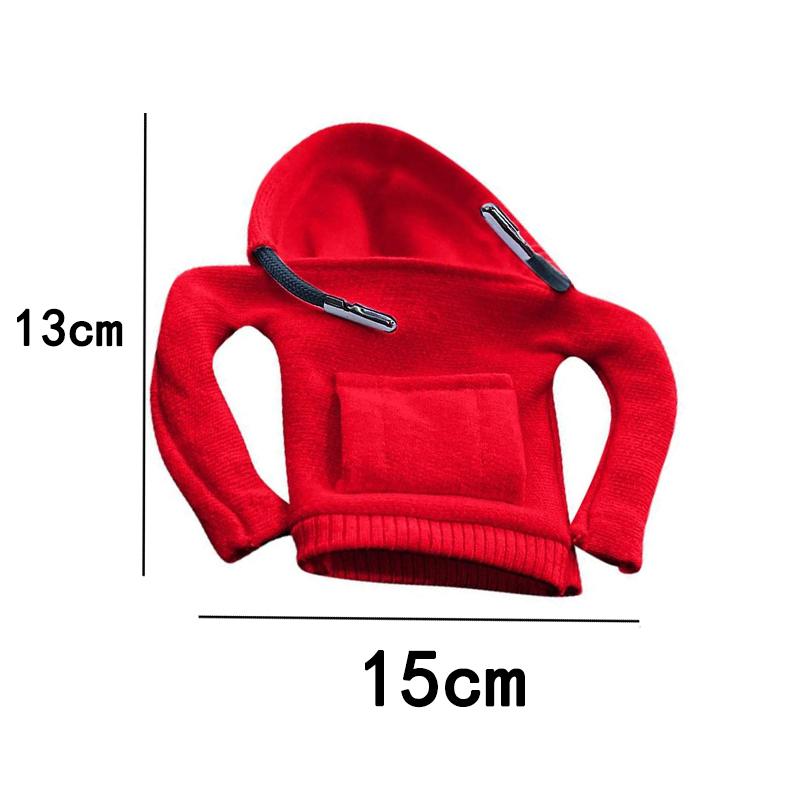 Car Shift Handle Hoodie Fashion Funny Handle Cover Grip Non-Slip Protective Covers Shift Knob Cover Interior Accessories