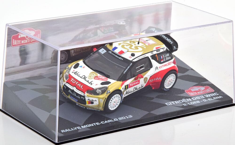 Altaia 1/43 Citroën DS3 WRC Monte Carlo Rally 2013 Citroën Winner S. Loeb/D. Elena Miniature Car