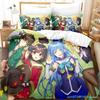 KonoSuba Bedding Set Single Twin Full Queen King Size Bed Set Adult Kid Bedroom Duvetcover Sets Anime Parure De Lit Bed