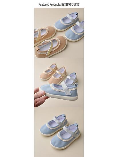 Frühlings- und Herbst-Farbblock-Mädchen-Skateschuhe mit quadratischer Spitze und Klettverschluss - Koreanischer Stil, lässig, weiche Sohle