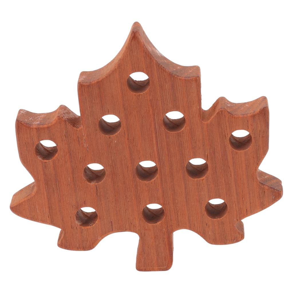 Threading Leaves Toys Set Wooden Thickened Recognition Educational Threading Game Toys Kit