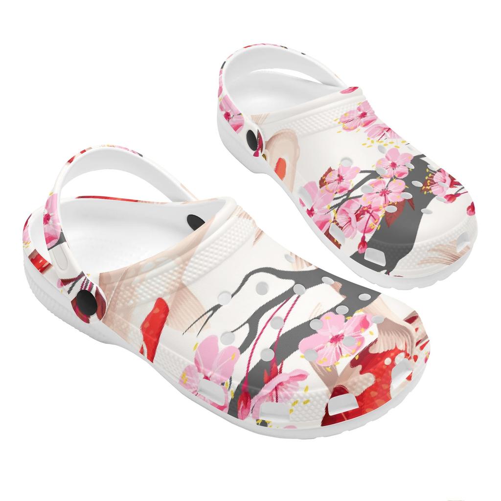 Men Women Allover Printed EVA Clogs Flexible Breathable Slip On Casual Shoes Flexible Soft Sole Summer Sandals Easy Daily Wear