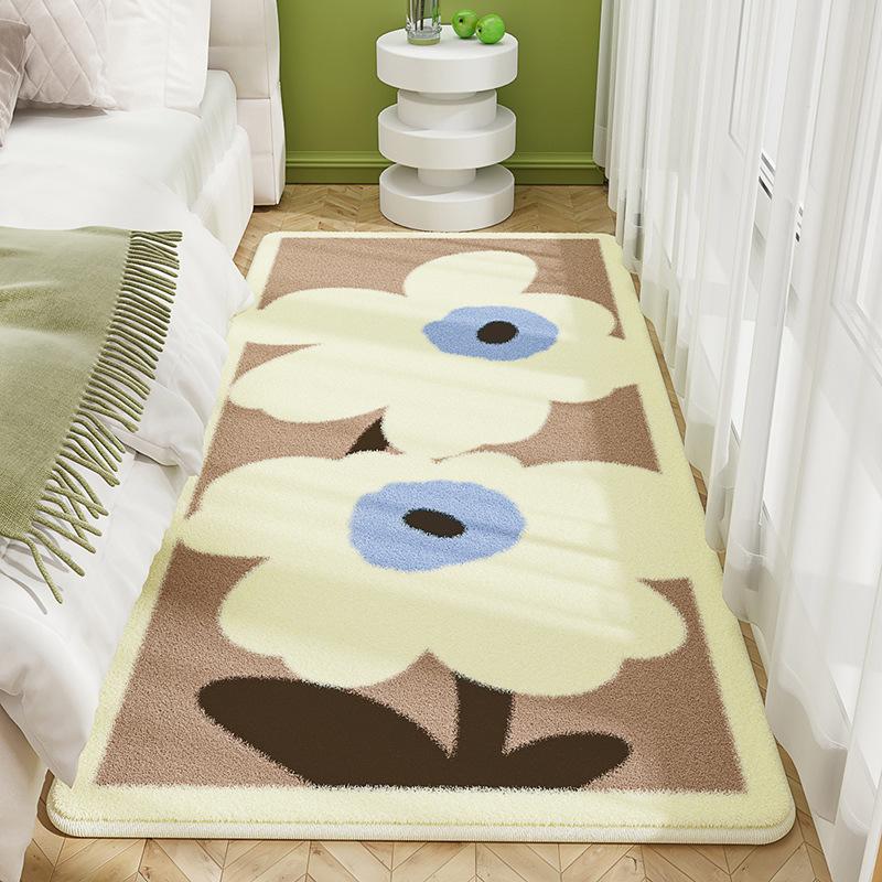 Bedroom Bedside Carpet Home Living Room Sofa Tea Table Floor Mat Drifting Window Mat Anti slip Imitation Cashmere Carpet