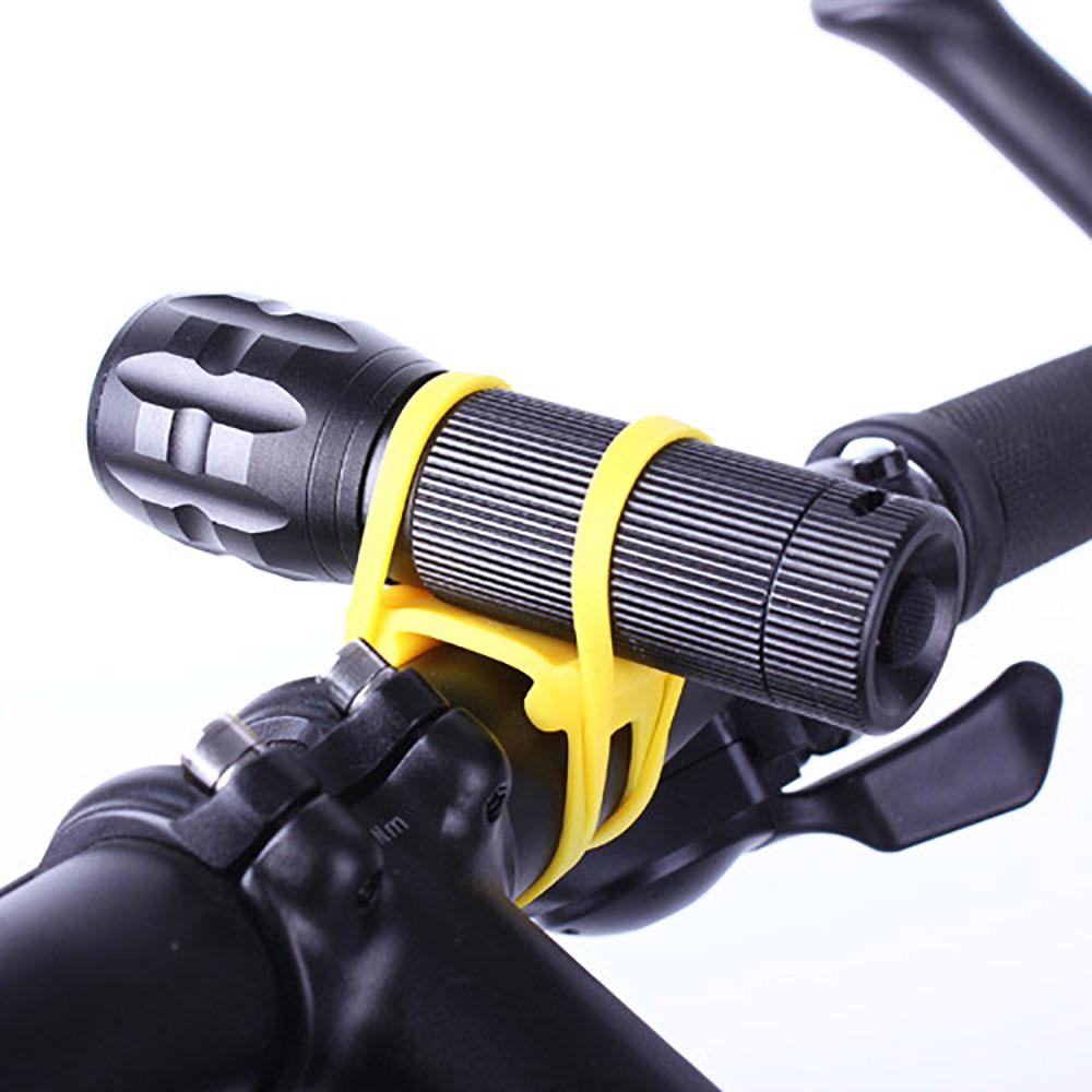 Silikon Welt Fahrradlenker Silikonband Band Fahrradlicht Halter Telefon Befestigung Elastisches Bindeseil Taschenlampe Taschenlampe Bandage