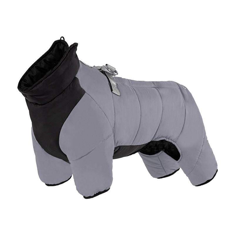 Waterproof Thickened Dog Winter Coat Small To Large Breeds 4-Legged Pet Warm Jacket In Red Blue Gray Orange