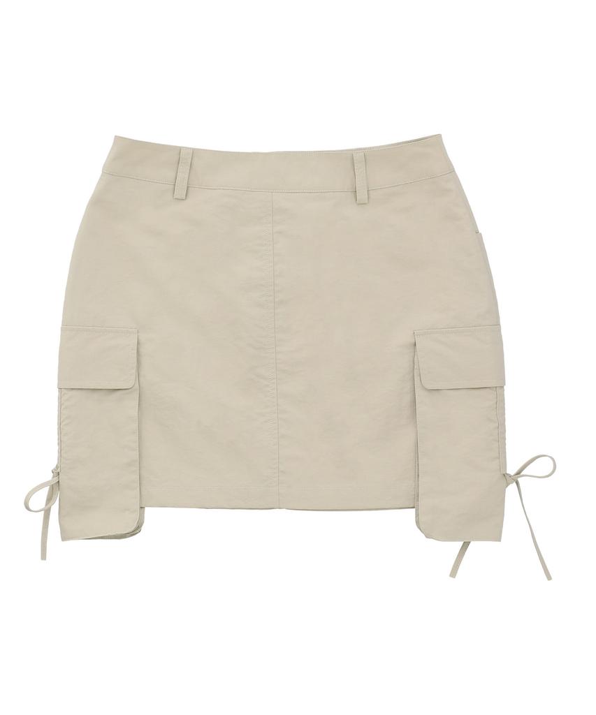 DELICCENT Stitch Point Skirt [Beige]