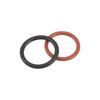 ACROPIX Power Steering Pump O Ring Inlet Outlet Seal Connector Gasket Compatible with Honda Accord Black Red 4pcs