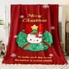 Traumhaftes Weihnachts-Flanell-Dünndecke Schlafzimmerdecke, Wohnzimmer, Sofadecke, Studentenbüro Nickerchen, Campingausflug, Kindergeschenk