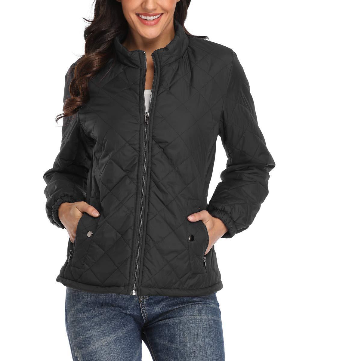 

Утепленные куртки женские классические ретро куртки пальто карманы на молнии повседневная верхняя одежда XL чёрный