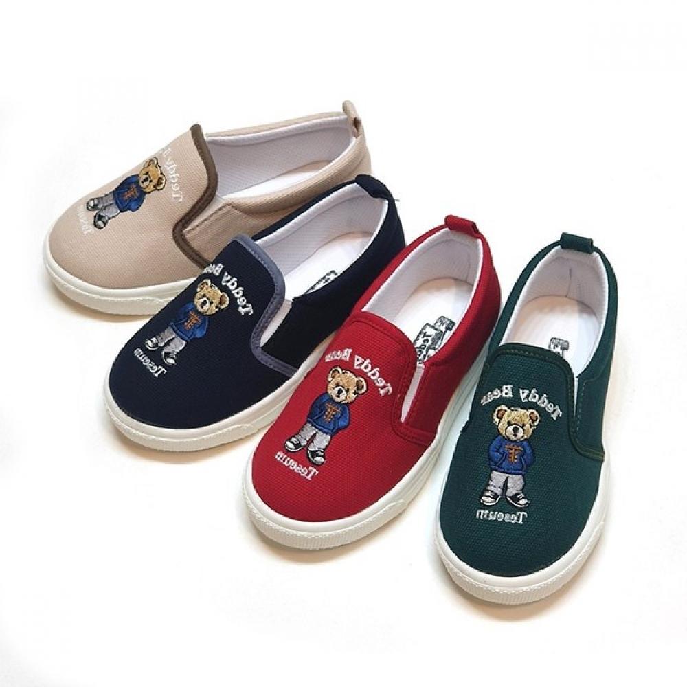 

Кеды Anju Kids для девочек, детская обувь, обувь для малышей, слипоны с плюшевым мишкой для юниоров, Wd 150 240 мм Red/240