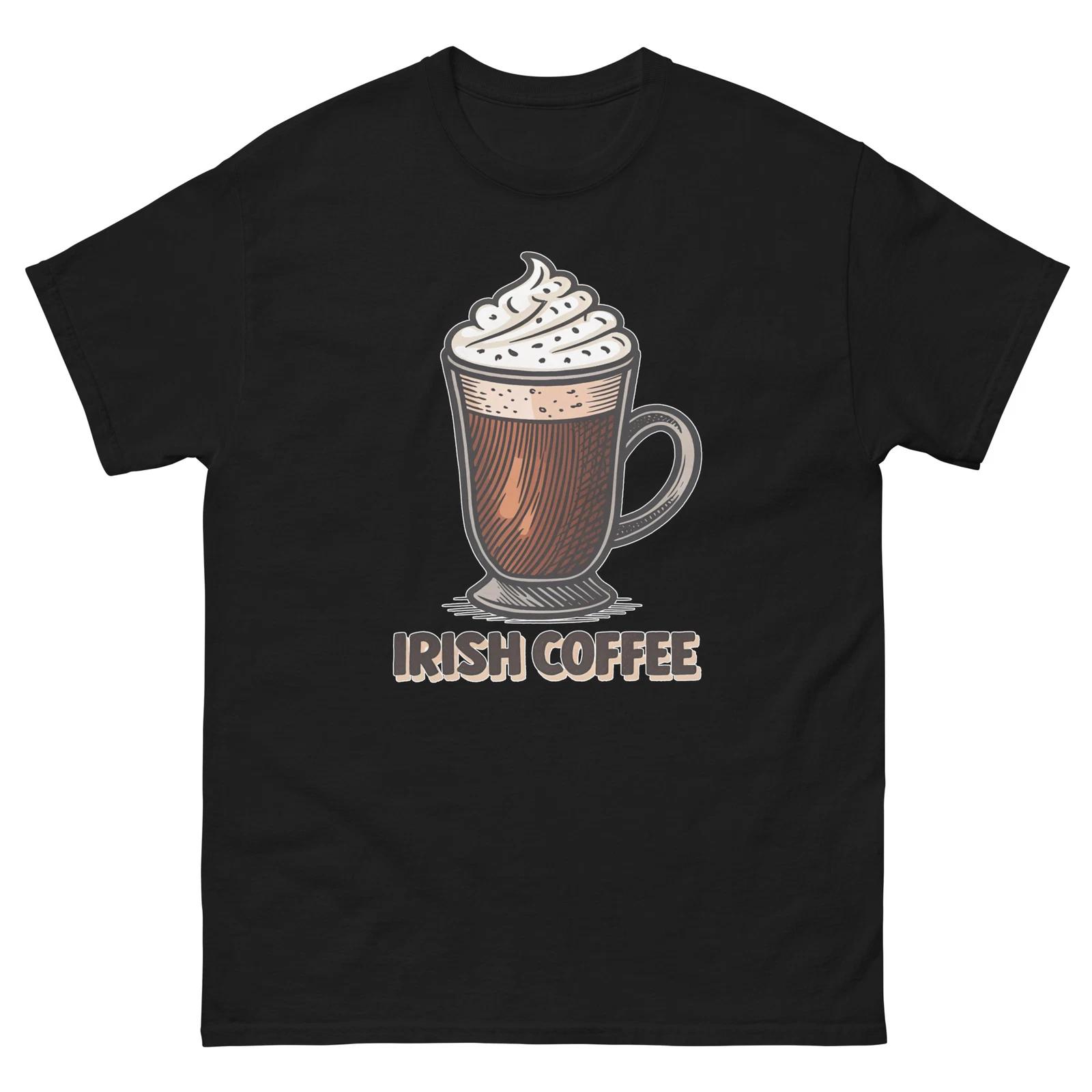

Irish Coffee Drink Delicious Popular Beverage T-Shirt S