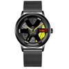 Boruse Wheel Calipers Trendy Men'S Watch Student High-End Waterproof Luminous Quartz Watch