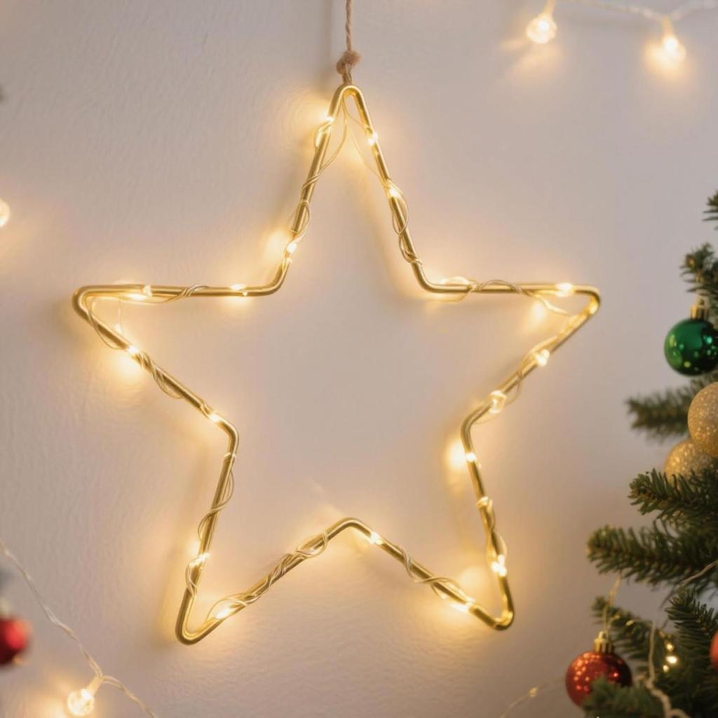 Wreath Wire Frame 6 Pieces Star Shape Decoration Form Pentagram Ornament Making Form For Crafts Christmas Wedding Halloween