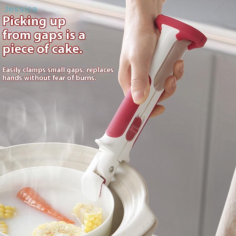 Non-slip Bowls Tongs Silicone Anti Scalding Holder Gripper Durable Kitchen Bowl Clip