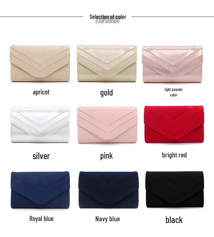 2024 Spring Collection Velvet Evening Clutch Bag