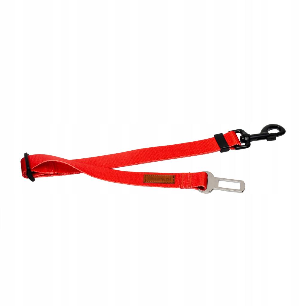 ADJUSTABLE belt safety leash for dogs 20 45-75 Ukory red