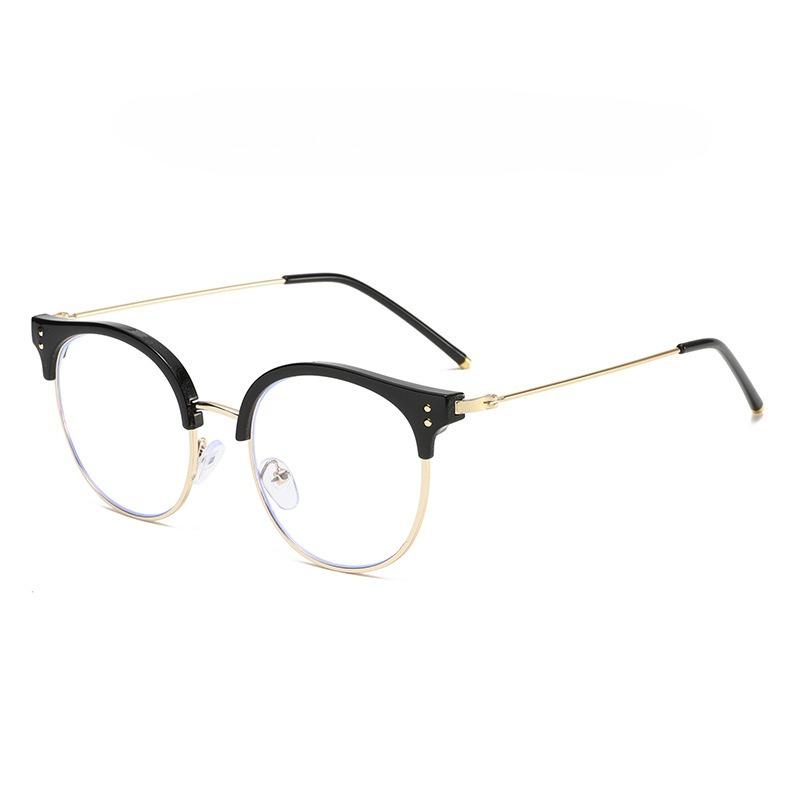 Damen Neue Retro Runde Rahmen Mode Lesebrille Herren und Damen High-Definition Anti-Blaulicht Lesebrille Presbyopiebrille