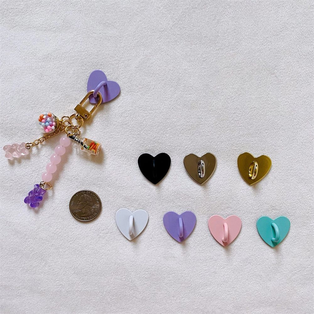 Grip Holder Metal Heart Finger Ring Phone Stand Holder Phone Clasps Hooks Phone Case Finger Ring