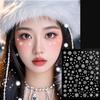 White Snow Face Stickers DIY Temporary Tattoos  Nail Jewelry Diamonds Decoration Christmas Snowflake Eye Body Art Make Up