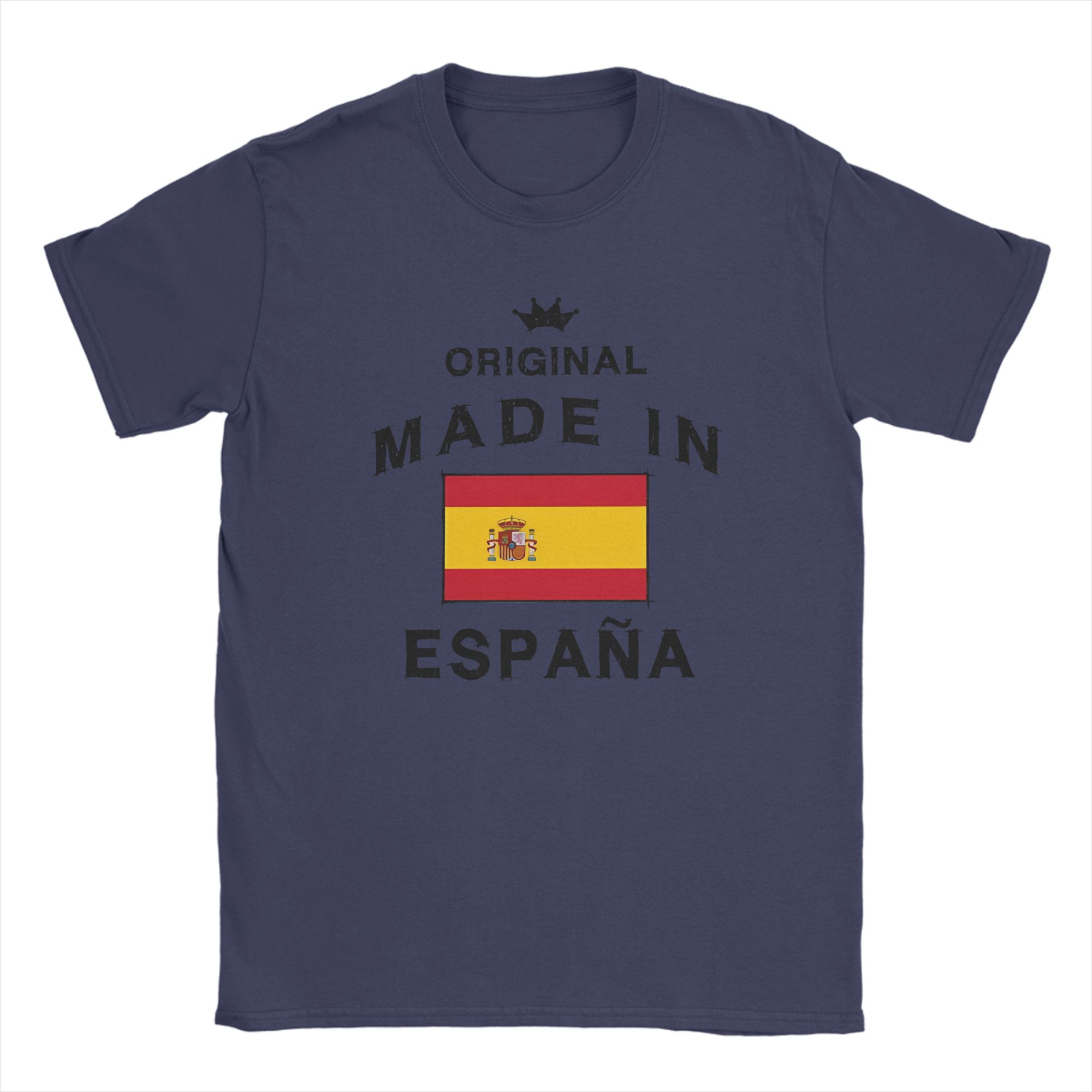 

Spain Spanish Map T Shirt Summer Trendy Cool TShirts Men Cotton Crew Neck Oversized Clothing Short Sleeves Vintage Tshirt 4XL