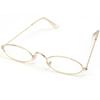 Ins Trendy Small Oval Metal Frame Eye Glasses Women Men Korean Fashion Retro Gold Silver Color Eyewear Anti Blue Light Glasses