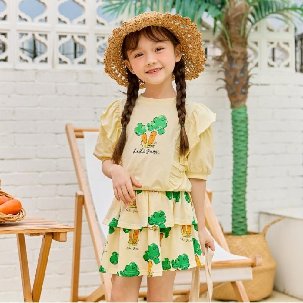 

[lilipuri] Пикник Толстовка Верх И Низ Костюм Желтый yellow/110