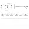New Metal Semi-Rimmed High-Definition Photochromic Myopia Glasses Unisex Fashionable Trendy Versatile Eyewear 0 To -4.0