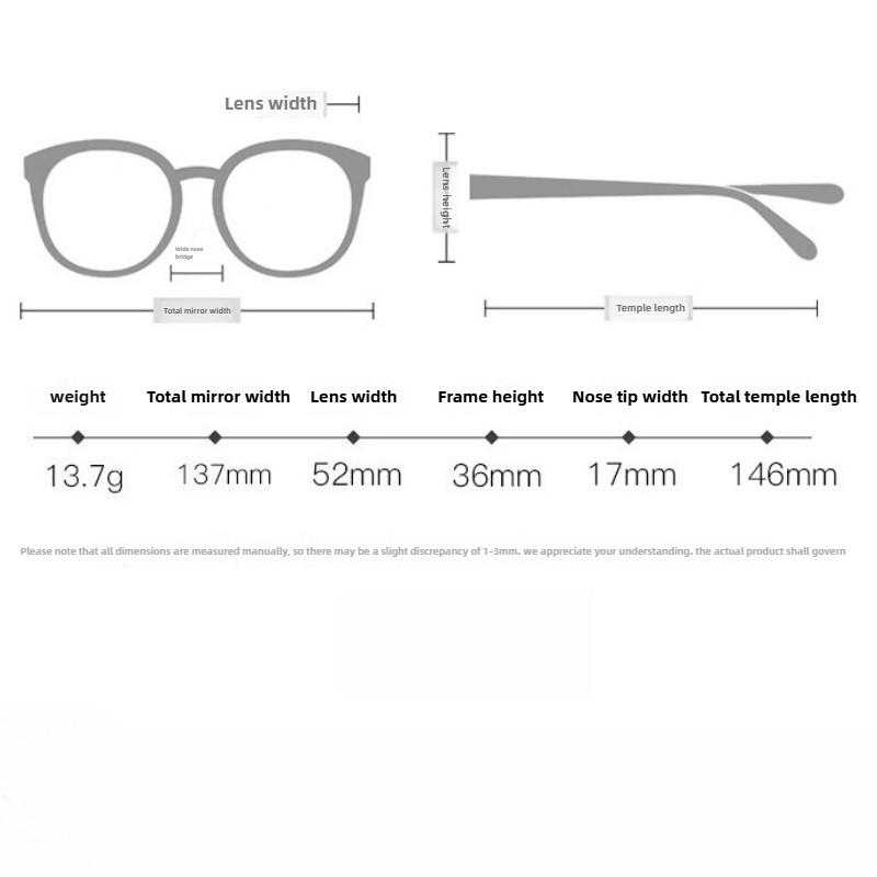 New Metal Semi-Rimmed High-Definition Photochromic Myopia Glasses Unisex Fashionable Trendy Versatile Eyewear 0 To -4.0