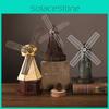 Modern Windmill Dutch Resin Decor For Office Desk Bookshelf Home Display Gift