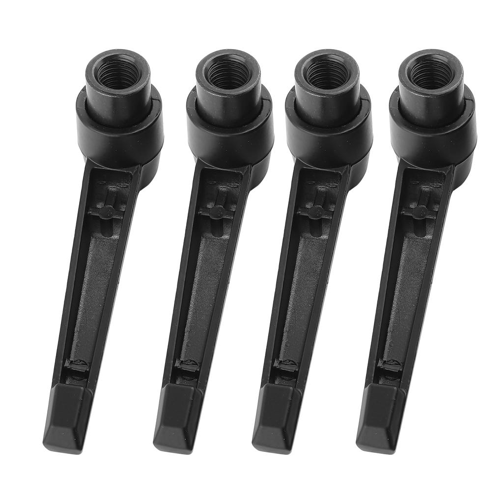 4PCS Metal Machine Knobs Adjustable Fixing Handle M4 Female Thread(50mm)