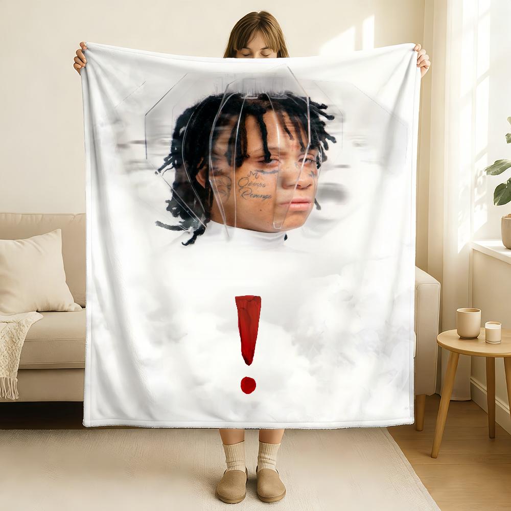 Rapper T Trippie R Redd Blanket Soft and Skin Friendly For Couch Bed Napping Bedspread All Seasons Comforter 75x90cm