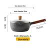 ZISHI 20cm Non-Stick Maifan Stone Milk Pot with Lid