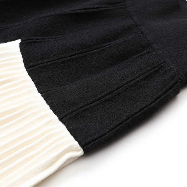 Fila Elegant Casual Breathable Pleated Skirt Women Skirts Black F11W144306FBK