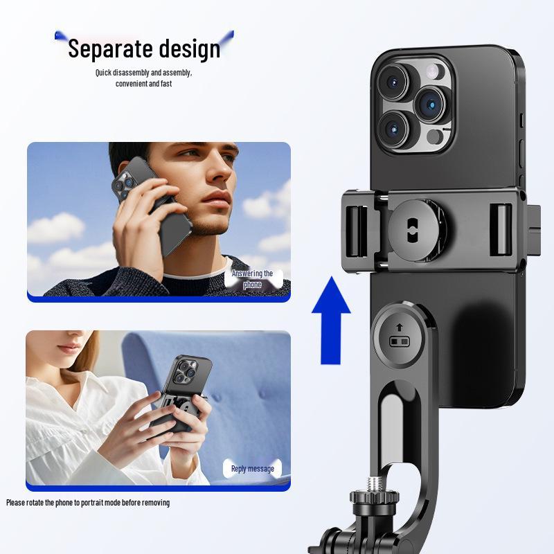 F16 Anti-Shake Extendable Selfie Stick with Bluetooth Remote & Tripod for Live Streaming