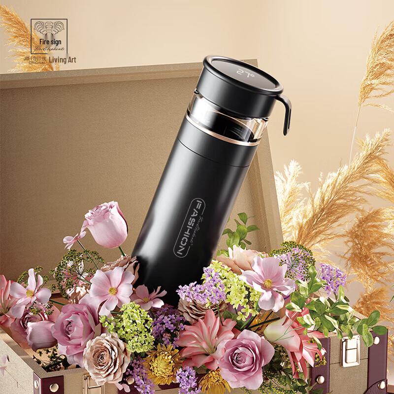 Huoxiang Crees Tea Infuser Thermos Mug HXB-B177