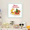 Weihnachten Gedrucktes Kreuzstichset DIY 11CT Stickhandwerksset Heimdekor