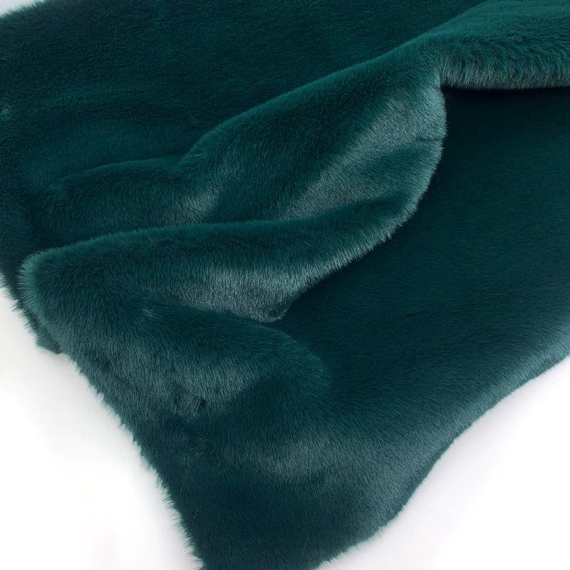 10mm Thickened Imitate Rabbit Fur Plush Fabric Thickened Polyester Artificial Wool Doll Cotton Doll Material Decorative Fabric