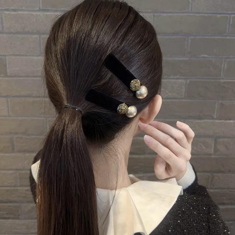

Sparkling Rhinestone Bobby Pin for Side Bangs and Stray Hairs - French Barrette Hair Accessory