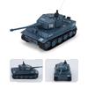 HJKLMM Танк радиоуправляемый немецкий танк Tiger I Мини-танк с дистанционным управлением, вращающейся башней и звуком 1/72 2,4 ГГц (D)