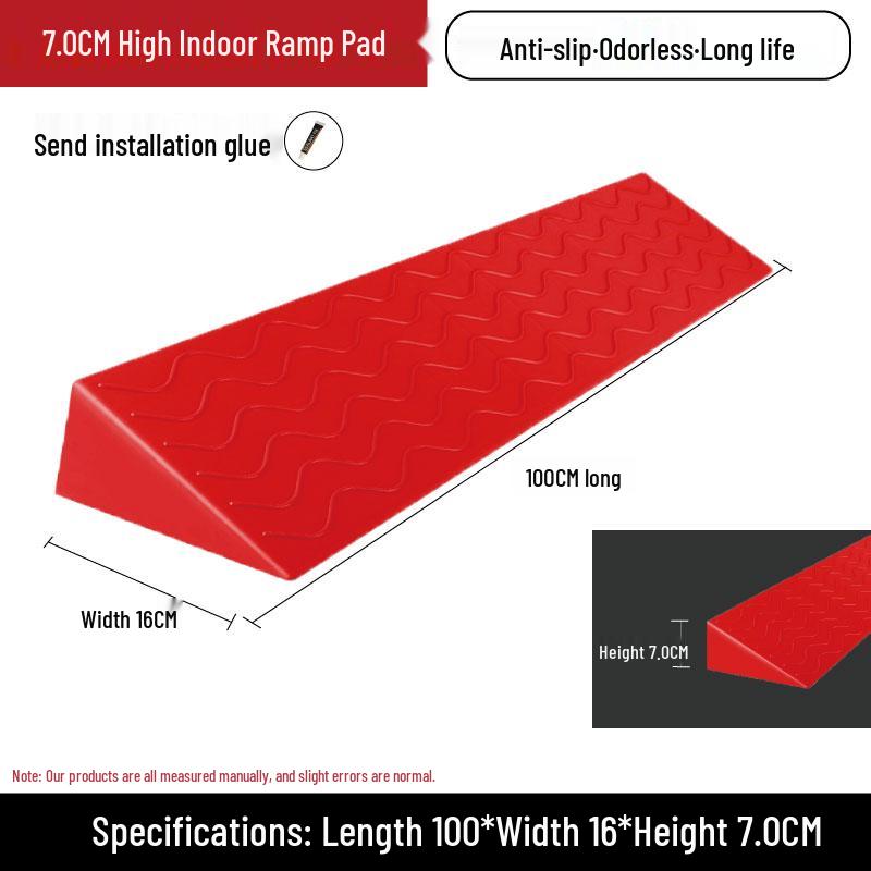 Threshold Uphill Ramp Mat for Indoor Sweeping Robots
