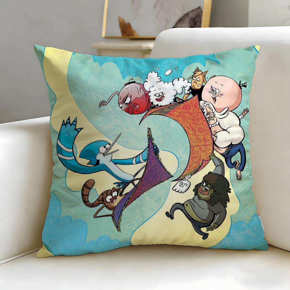 Fashion Rregular Showew Cushion Cover Soft EasyWash Pillow Case Versatile for Couch Bed Travel and Office