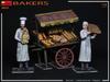 Miniart Scale Bakery Set with 2 Plastic MA38074 1/35 Figures, Model,