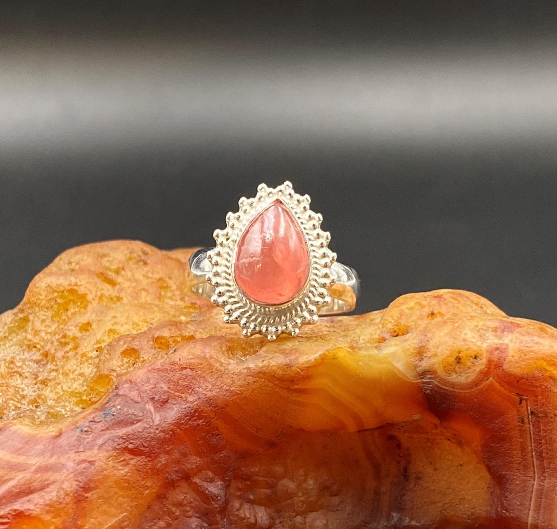 

Кольцо с сердоликом, кольцо из стерлингового серебра 925 пробы, обручальное кольцо, кольцо грушевидной формы, сентябрьское кольцо, эффектное кольцо, кольцо ручной работы, подарок для нее.