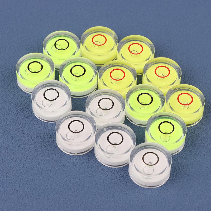5Pcs Mini Round Accuracy Bubble Level Bullseye Instrument Horizontal Precision Bubble Level Measuring Tool