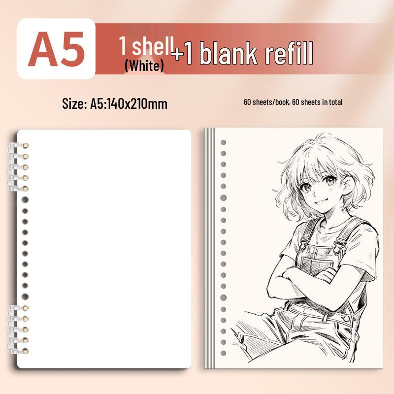 Morandi Detachable Student Sketchbook - Thick, Comfortable, Colorful Art Drawing Pad