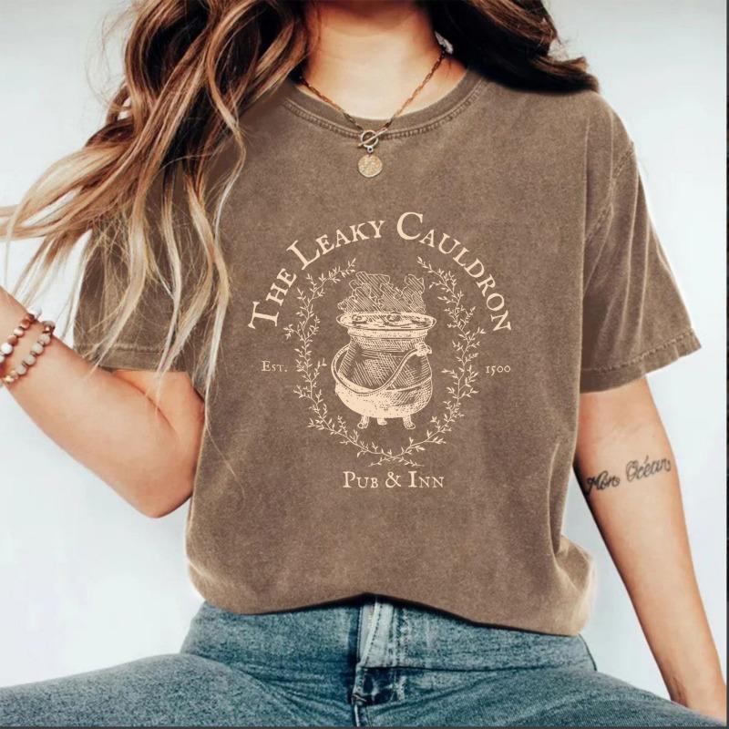 

Женская футболка из чистого хлопка с эффектом потертости, мужская и женская, с одинаковым принтом XXXL кофейный