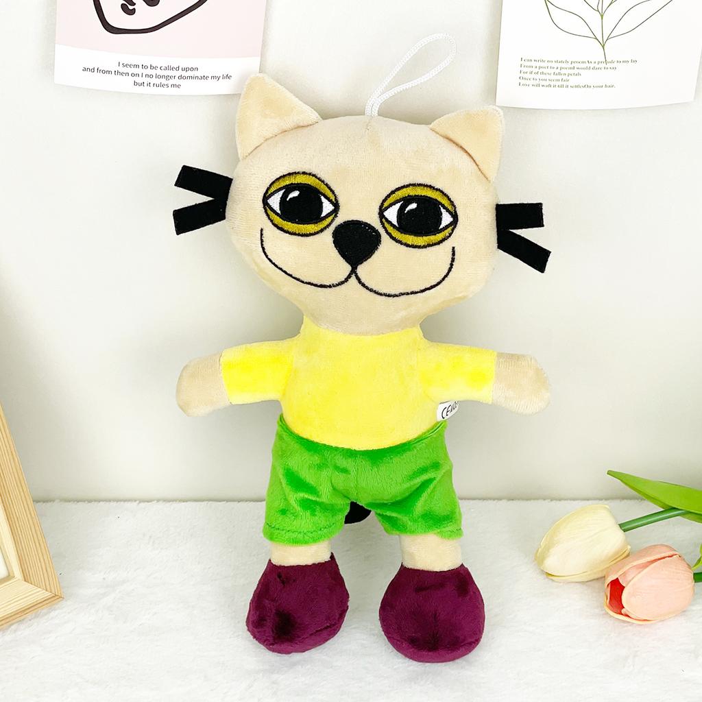 Non-Toxic Four Styles Cat Doll Plush Toy Little Children'S Soft Hot Game Cartoon Stuffed Animal Dolls Kids Birthday Christmas Gift