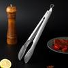 Baijie 304 Stainless Steel Steak Tongs, Multifunctional Food Tongs, Barbecue Tongs, Kitchen Bread Food Tongs, Baking Tools